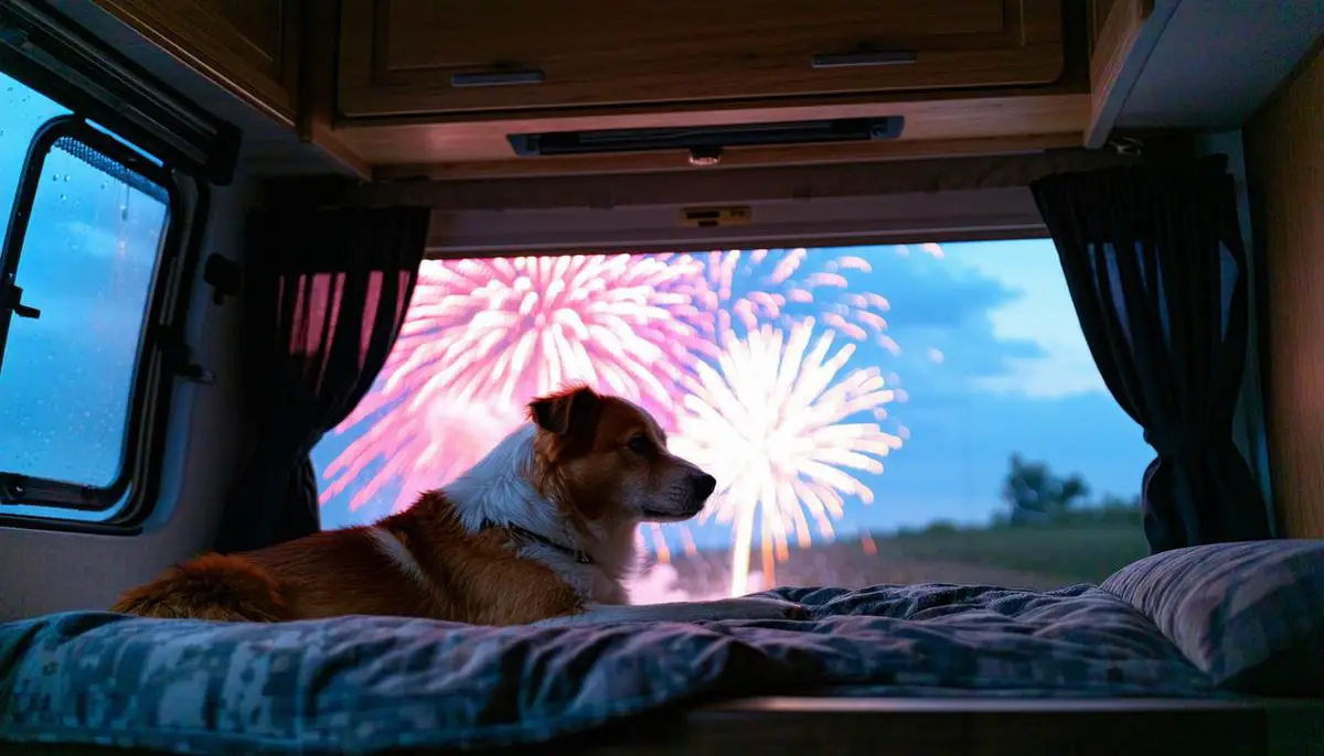 Calming Dogs in RVs during Fireworks Events